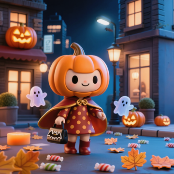Пример кадра: Cute Pumpkin Transform
