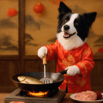 Пример кадра: Fish Making Pet
