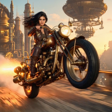 Пример кадра: Flash ride-тренд