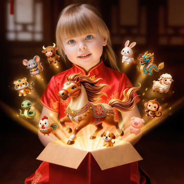 Пример кадра: Lucky Horse Year